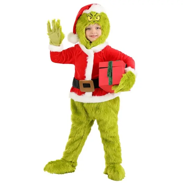 Toddler Grinch Santa Claus Costume