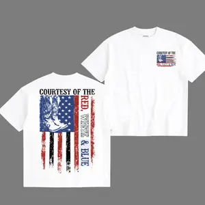 Courtesy Of Red White And Blue 250th Anniversary Flags Shirt American Ride Sweater Unisex American Country Music Shirt Soft Cotton All Sizes For Men Women Patriotic Casual Daily Wear