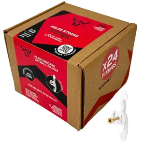 Extra Heavy Duty Drywall Anchors, Holds up to 293lbs, Hollow Wall Anchor Mount Set with Screws Included, Stronger Than Toggle  and Butterfly Screw-  Design - 24 Pack