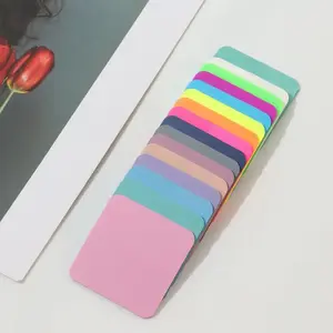 Clear Sticky Note, 160pcs/set 8 Color Square Waterproof Self Adhesive Sticky Note, Transparent Sticky Index Tabs, School Office Supplies