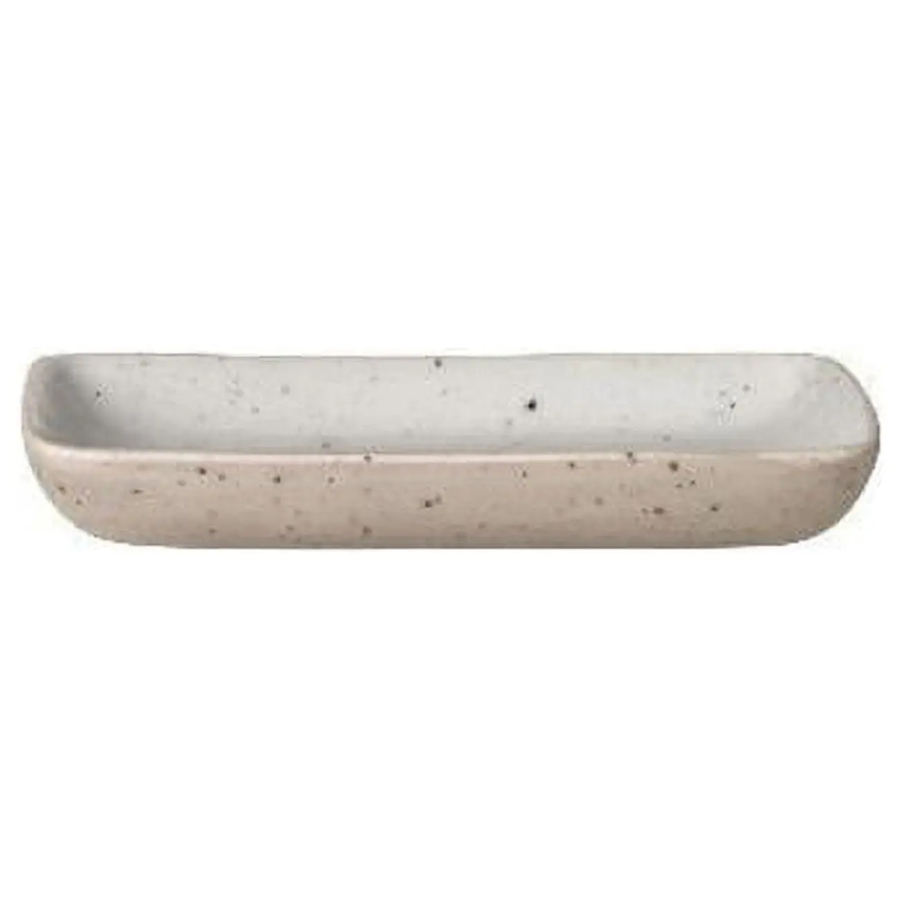 Blomus 64109.4 German Line Sablo Ceramic Stoneware Small Snack Plates - Set of 4