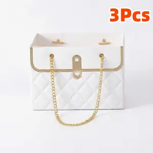 3pcs Flower Packaging Box (no Flowers), Gift Packaging Box, Gift Box Set, Florist-Used Bouquet Wrapping Material, Perfect for Birthday, Valentine's Day, Mother's Day