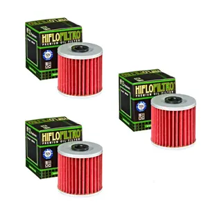 Hiflofiltro 3 Pack Oil Filter Kawasaki KEF300A KLF220 KLF250 KLF300 KLT200 KZ250