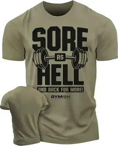008. Sore As Hell Funny Motivational Workout Gym T-Shirt for Men