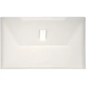 R-Line Poly Envelope with Extra Pocket 6 x 9 Inches Clear Pack of 6 (92000-CR-6P)