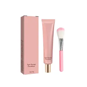 Concealer Foundation, waterproof, natural, lightweight, fine texture, long-lasting, non-fading, evens skin tone, moisturizing and long-wearing foundation