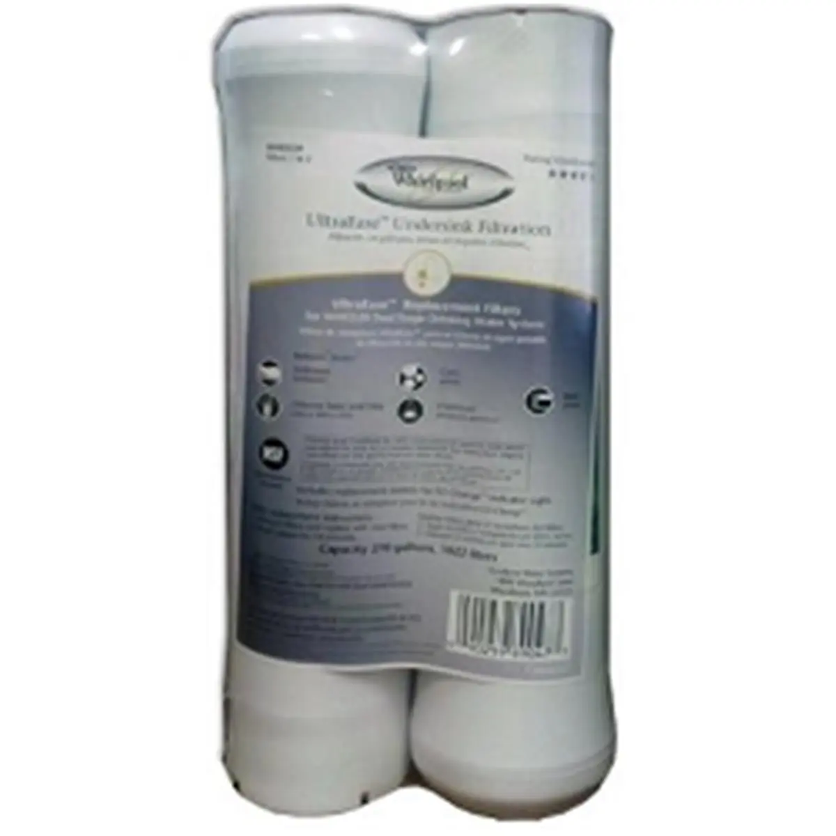 Whirlpool UltraEase Dual-Stage NSF-Certified Water Filter Replacement - Contaminant-Removal Filter, Pack of 2 (Model WHIRLPOOL-WHEEDF), Filter Water Filters