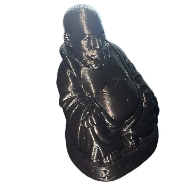 LeBuddha inspired 3D Printed Statue - PLA Plastic Desk Decor for Basketball Fans & Inspirational Workspaces Ornaments Lightweight