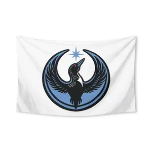 Rebel Loon Tapestry Durable Man Cave Wall Flag for College Dorm Room Decor Outdoor Party Banner Tree Design