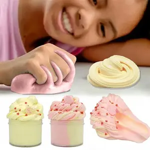 70ML Plasticine DIY Ornaments Toys Parent-child Interactive Colorful Butter Slime Toys Slime mud Cotton mud stress relief toys