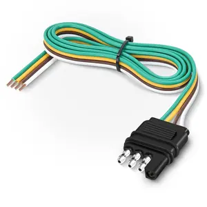 Nilight 25inch 18AWG 4 Pin Trailer Wire