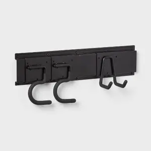 Brightroom Industrial Hook 6 Hooks Wall Mounted Shelf Tool Rack Storage Utility