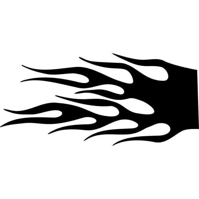 Flame Stencil 20