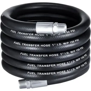 1"  Transfer Hose 20FT,Farm  Hose for Dispensing Diesel Gasoline Kerosene Biodiesel