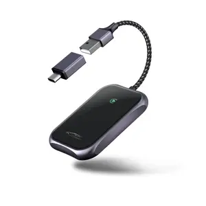 Wireless CarPlay Adapter for iPhone, Bluetooth Dongle to Convert Wired to Wireless CarPlay, Plug & Play, Compatible with Cars from 2015