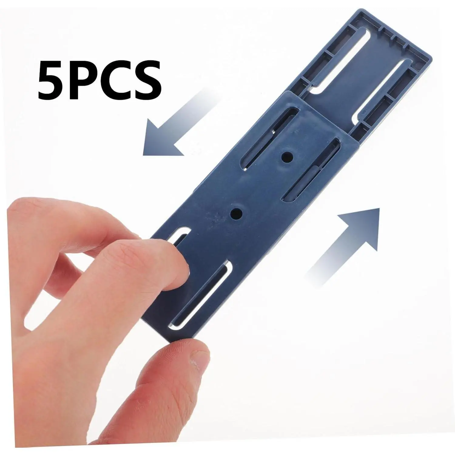 5Pcs Lightweight Wall Mount Socket Holders with adhesive strips. Easy to install, they fix sockets firmly on walls. Great for cord arrangement, this practical organizer keeps your home and workspace tidy and orderly