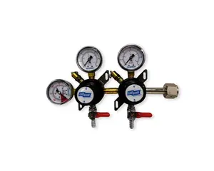 CO2 Dual Regulator, Dual Gauges
