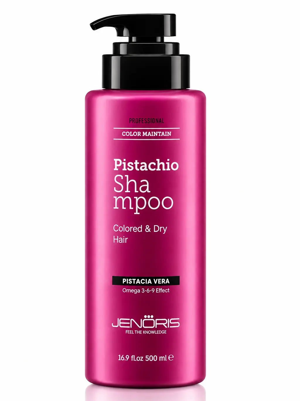 Color Protection Shampoo for Colored & Dry Hair, Hydrating Moisturizer for Dry Damaged Hair with Pistachio & Borage Oils, 16.9 oz, Cleanser, Color Maintenance Shampoo, Dryness, Haircare, Moisture, Hydration, Foam, Cleansing, Hair Color Shampoo