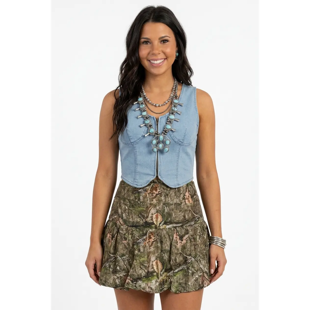 Backwoods Belle Camo Skort