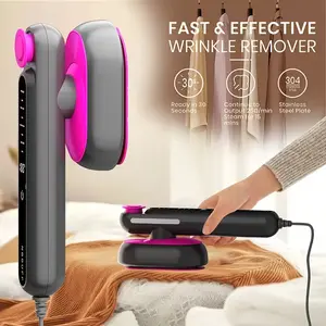 Garment Steamer for Clothes Portable Travel Clothing Steamer Iron 7 Mode LED Display 5s Fast Heating 90° Swivel Handle New Year Gift Fast Effective Wrinkle Remover