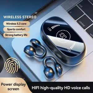 sounds headphones New Model 2026 Wireless Earbuds Bluetooth Headset Charging Earphones Bone Conduction Headphones Sport With Mic