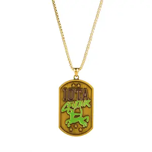 BBGreek Iota Phi Theta - Dog Tag Pendant Necklace - Centaur - Official Vendor