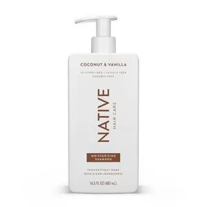 Native Coconut & Vanilla Moisturizing Shampoo 16.5 fl oz - Imperfect Container