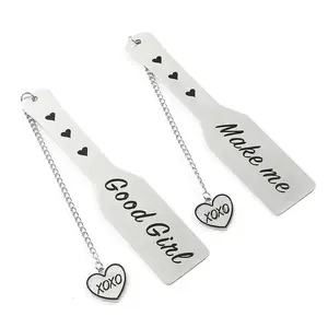 Stainless Steel Bookmark, 1 Count Heart Cut-out Design Bookmark, Funny Romantic Book Accessory for  Graduation Birthday Gift