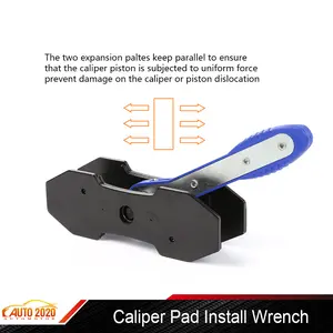 Brake Caliper Press Tool Separator 360° Degree Ratchet Brake Piston Caliper Spreader  For most large trucks and commercial vehicles with Four piston Calipers