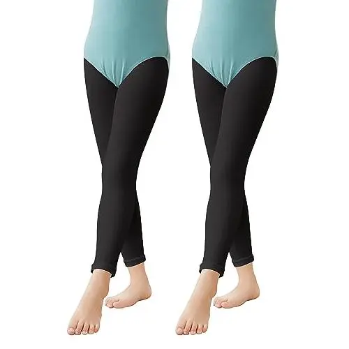 Footless Black (Pack of 2)