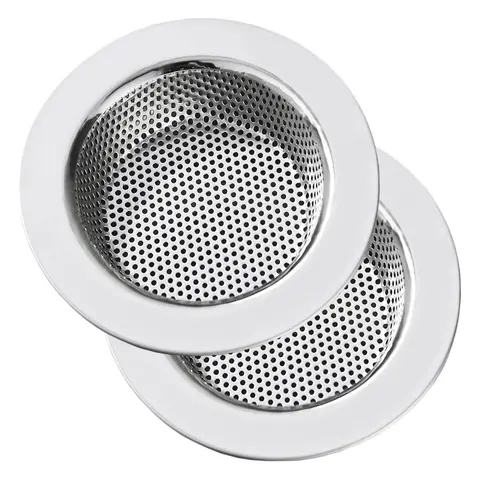 Stainless Steel Kitchen Sink Strainer, Round Sink Drain Cover and Strainer Basket, Home Kitchen Fixture Accessories