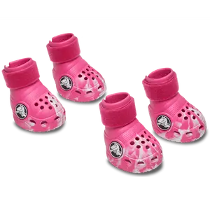 Pet Crocs Dog Boots Dragon Fruit Croctober Authentic Pink with Holes for Dogs & Pet Shoes