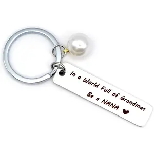 Nana Gifts Mother's Day for Grandma from Granddaughter Grandson Birthday Christmas Gifts for Nana Gigi Mimi Grandmother Mom Gift Keychain Soon to be Nana Expecting Grandma Stocking Stuffers