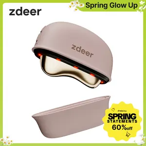 Zdeer LED Red Light Therapy Face & Neck Massager – Heated Gua Sha Facial Sculpting Device with Vibration for Firming & Lifting, Perfect Christmas & Valentine’s Day Gift for Her