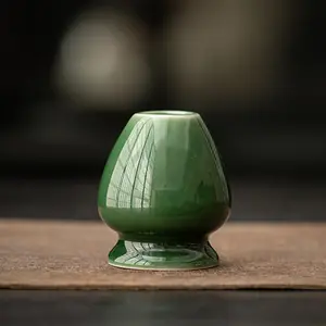 Matcha Tea Whisk Holder Ceramic Holder for Bamboo Chasen fit for Matcha Chasen Tea Set Accessories (I)