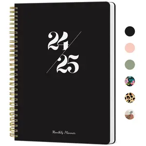 Monthly Planner 2024-2025, 2024 Calendar 18 Months Planner, JAN 2024 - JUN 2025, 7.4" x 9.6", 2024 Planner Spiral Bound, Perfect for School & Office