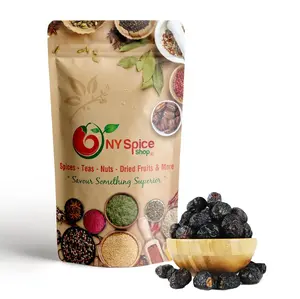 NY Spice Shop Ajwa Madinah Dates - Premium Quality Natural Sweet Dried Fruit from Madinah, Saudi Arabia - Nutritious Snack for Ramadan Dates of Heaven