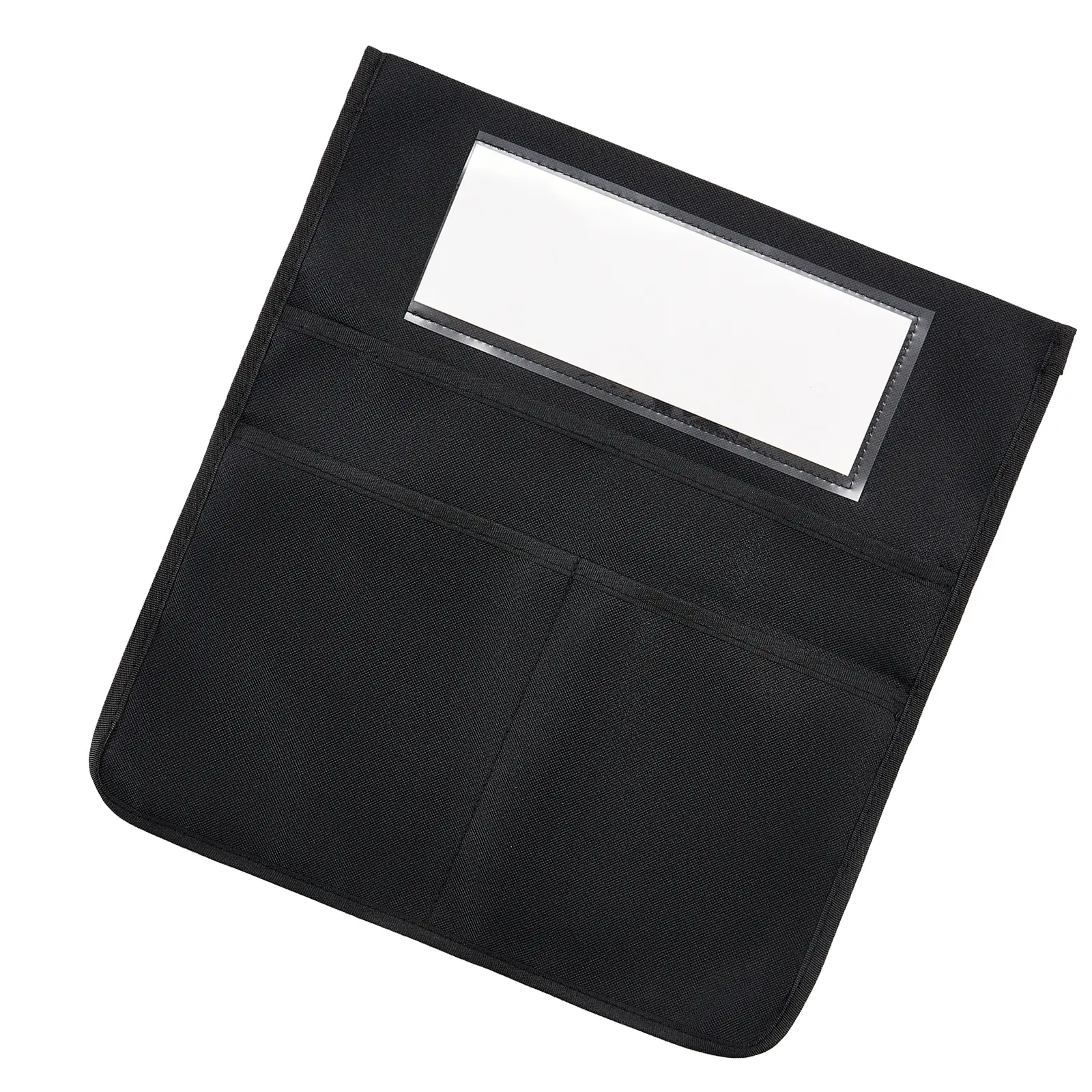 Chair Pockets for Classroom, 12 Pack, 17 x 19 Inches Chairback Buddy Pocket with Name Tag, Back of Chair Organizer for Kids in Classroom, Kindergarten, School, and Home, Black