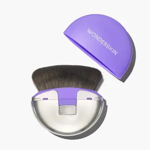 Wonderskin Dial-It-Up Brush – Adjustable 3-Setting Makeup Brush for Liquid, Cream & Powder Application | Sheer to Full Coverage | Ergonomic Design for Blending, Contouring & Precision