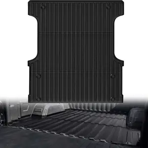 OEDRO Truck Bed Mat Fit for 2022 2023 2024 2025 Toyota Tundra CrewMax 5.5FT, TPE All Weather Protection Heavy Duty Pickup Bed Liner for 2025Toyota Tundra Accessories, Black