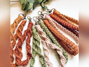 Boho Macramé Travel Wristlet