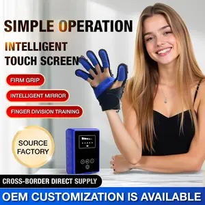 Rehabilitation training gloves stroke hemiplegia exercise touchscreen finger