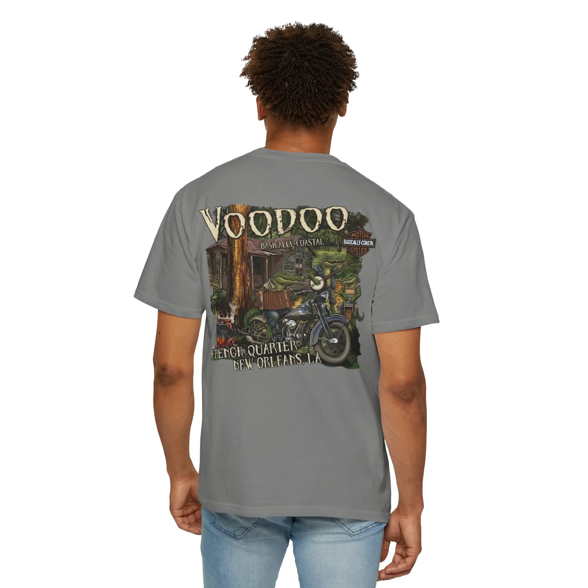 Voodoo Basically Coastal T-Shirt, Unisex Graphic Tee, Summer Vacation Apparel, Bayou Spirit Wear, New Orleans Gifts, Louisiana Souvenir