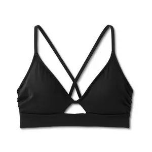 Women's Longline Cut Out Bikini Top Shade & Shore Size 34DD