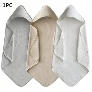 2pcs Baby Hooded Towel Set, Soft Skin-Friendly Wrap Comfortable Bathing Absorbent Cap Towels, Bath Blanket