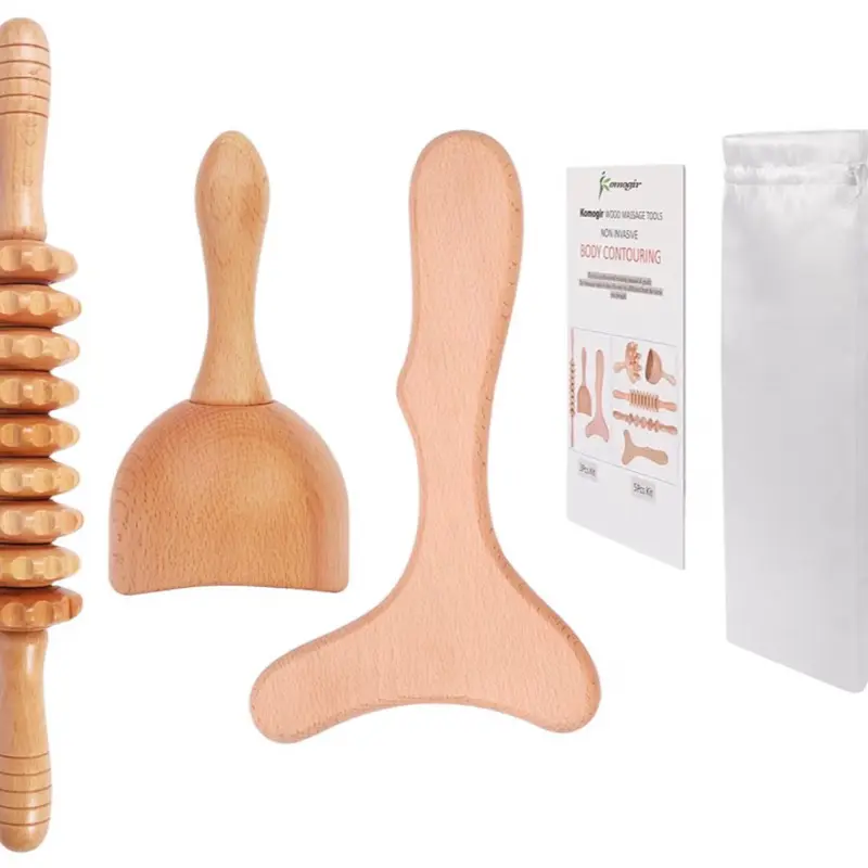 Wooden Anti-Cellulite Massage Tool