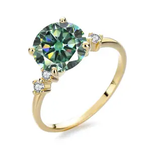 【#A328】(Tiana)Synthetic Moissanite  Fashion jewelry Ring