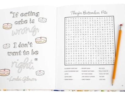 Gilmore Girls Word Search, Quips, Quotes, and Coloring Book (Coloring Book & Word Search)  Flexibound – Coloring Book, November 19, 2024