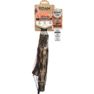 212 MAIN Roam Roo 2-Tail Split Outback Kangaroo Bone Dog Chew - Aggressive Chewing, Long-Lasting, Single Ingredient - 2 per Pack, 24-Pack Bulk Case, Bulk Pack
