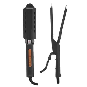Ceramic Tourmaline Ionic Flat Iron Hair Straightener Flat Iron for Hair Professional Glider Hair Straightener Ceramic Flat Iron for All Hair Types, Wet & Dry Using